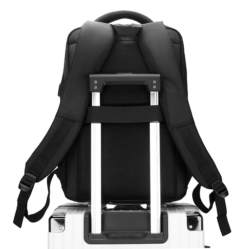 Premium Backpack Business Waterproof Backpack Men's Business Backpack High-end Feel Expandable Backpack Travel Bag
