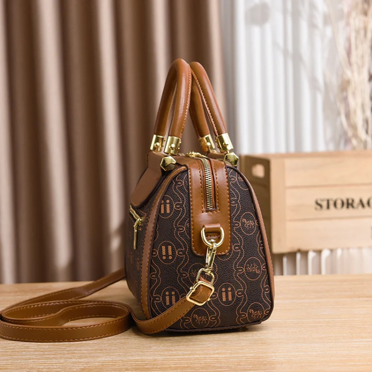 កាបូបស្ត្រី Tote បែប Trendy កាបូបកាន់ដៃ កាបូបស្ពាយស្មា មួយដុំ 21027