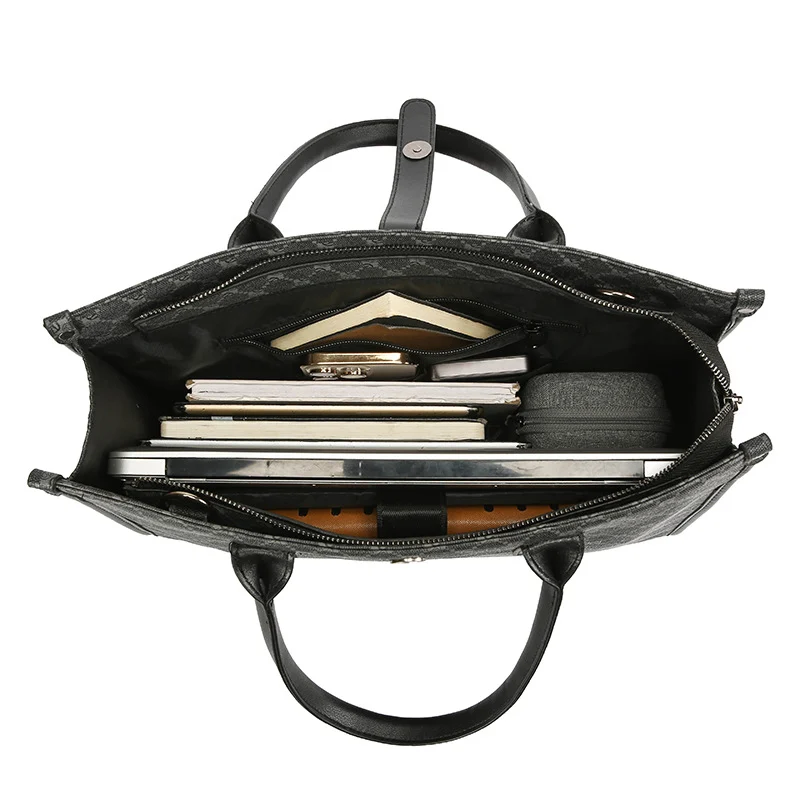 Business computer file bag Korean style men's bag casual retro single-shoulder bag crossbody bag young men's handbag