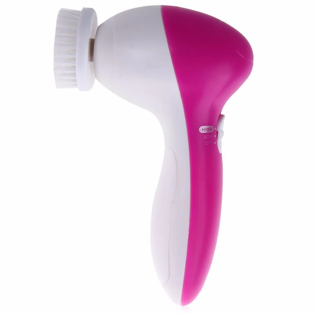 Máy rửa mặt chăm sóc da 5 trong 1 TV, máy rửa mặt, máy massage, thiết bị rửa mặt, bàn chải làm sạch, bàn chải rửa mặt, dụng cụ