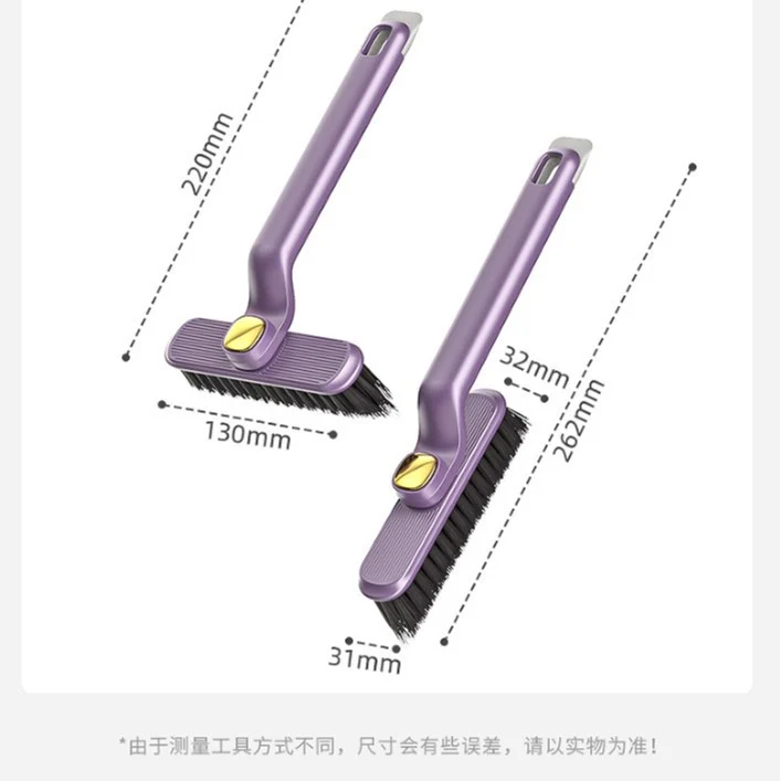 Bàn chải khe hở đa năng xoay 360 độ không góc chết, bàn chải vệ sinh phòng tắm, bàn chải lau sàn nhà, làm sạch góc tường và sàn nhà