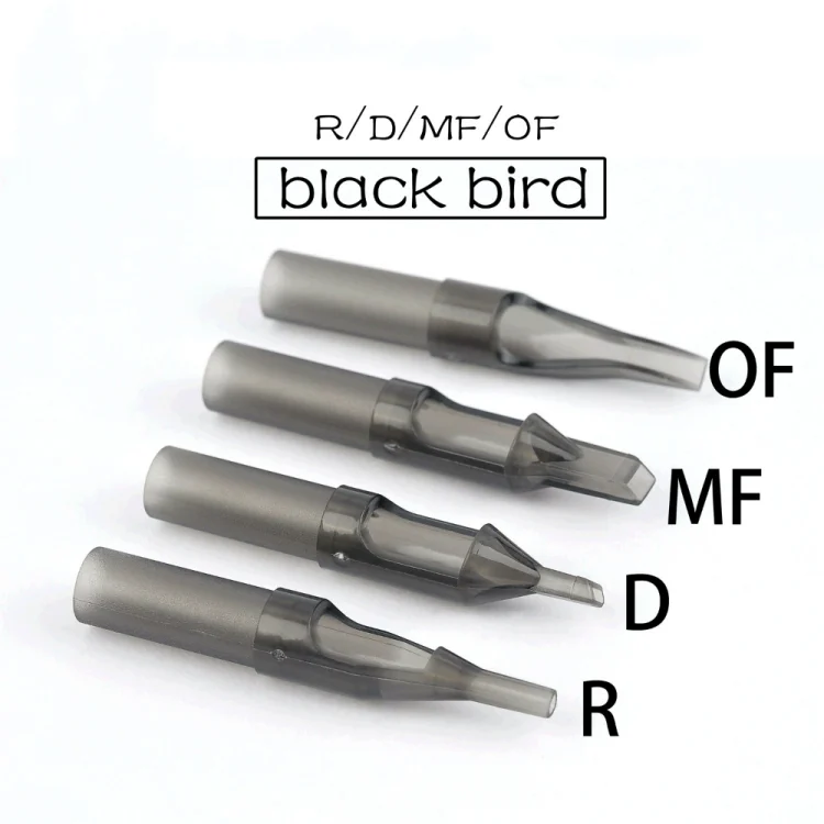 Gray transparent tattoo disposable needle tip, tattoo needle tip cap, tattoo supplies, tattoo equipment