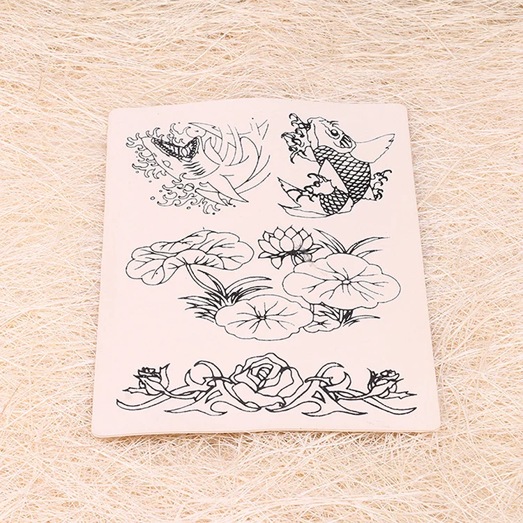 Tattoo practice skin, premium tattoo practice skin, fake tattoo skin, tattoo practice skin with patterns, tattoo supplies