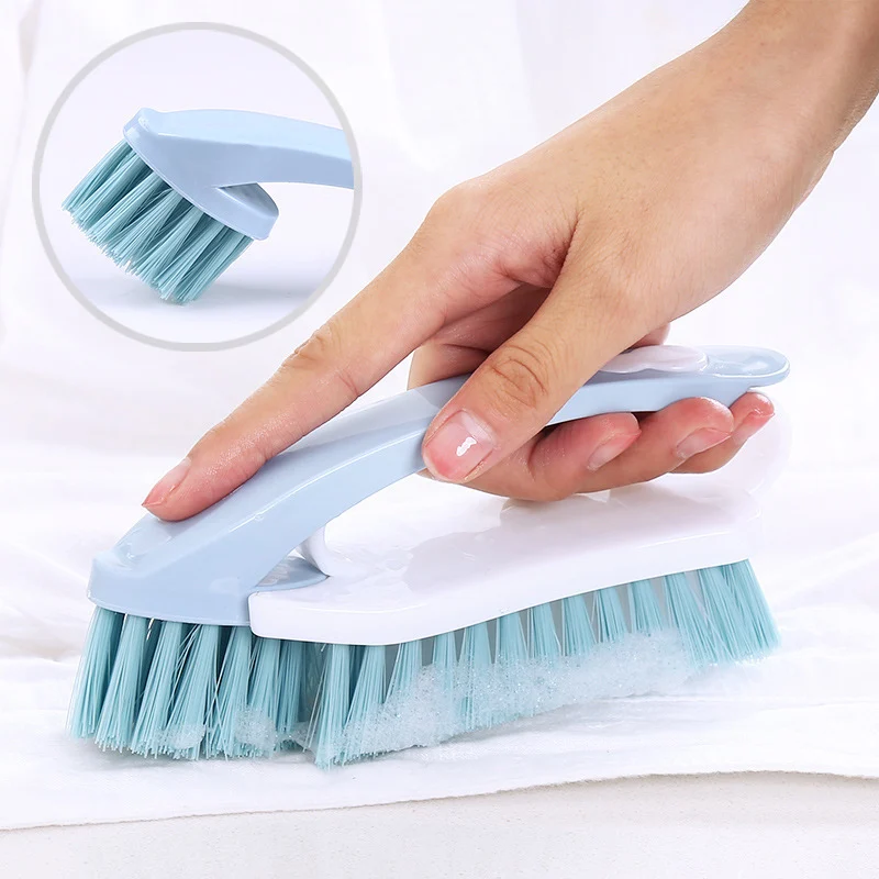 2-in-1 multi-functional cleaning brush household laundry board brush shoe brush soft bristles stain removal does not hurt hands