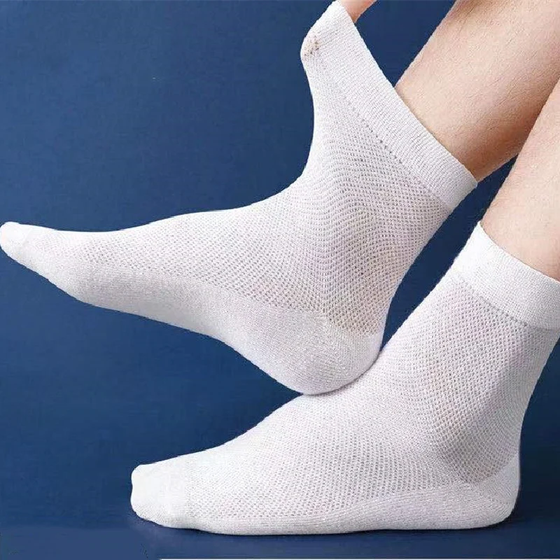 Men's socks, summer mesh thin mid-calf socks, business casual socks