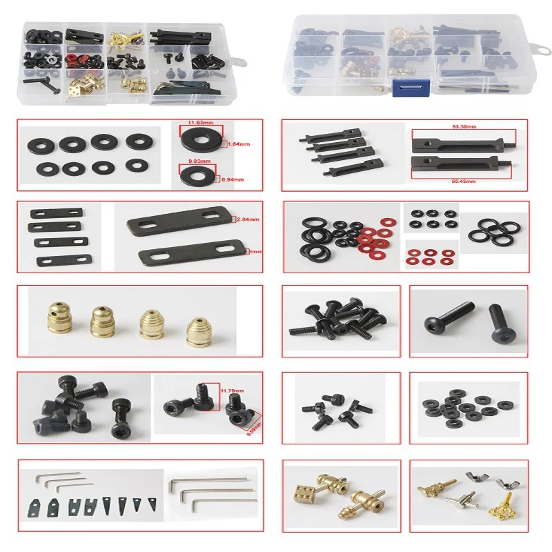 Thiết bị xăm hình, phụ kiện hộp đựng máy xăm, các loại phụ kiện kết hợp, vật tư tiêu hao