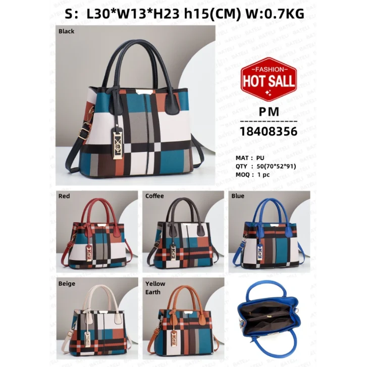 Tote bag handbag trendy women's bag shoulder bag 18408