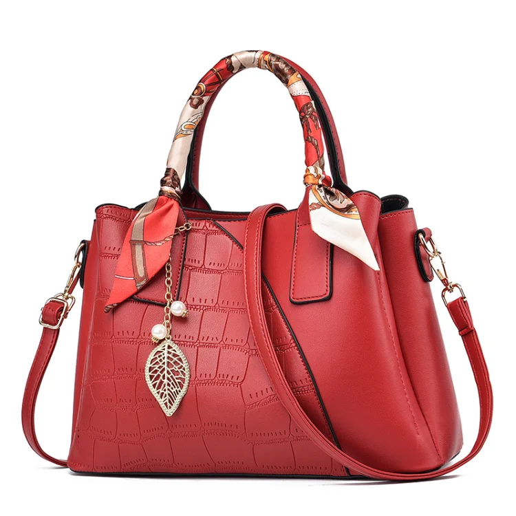 Leather bag designer handbag crossbody bag fashion trendy women's bag 17718
