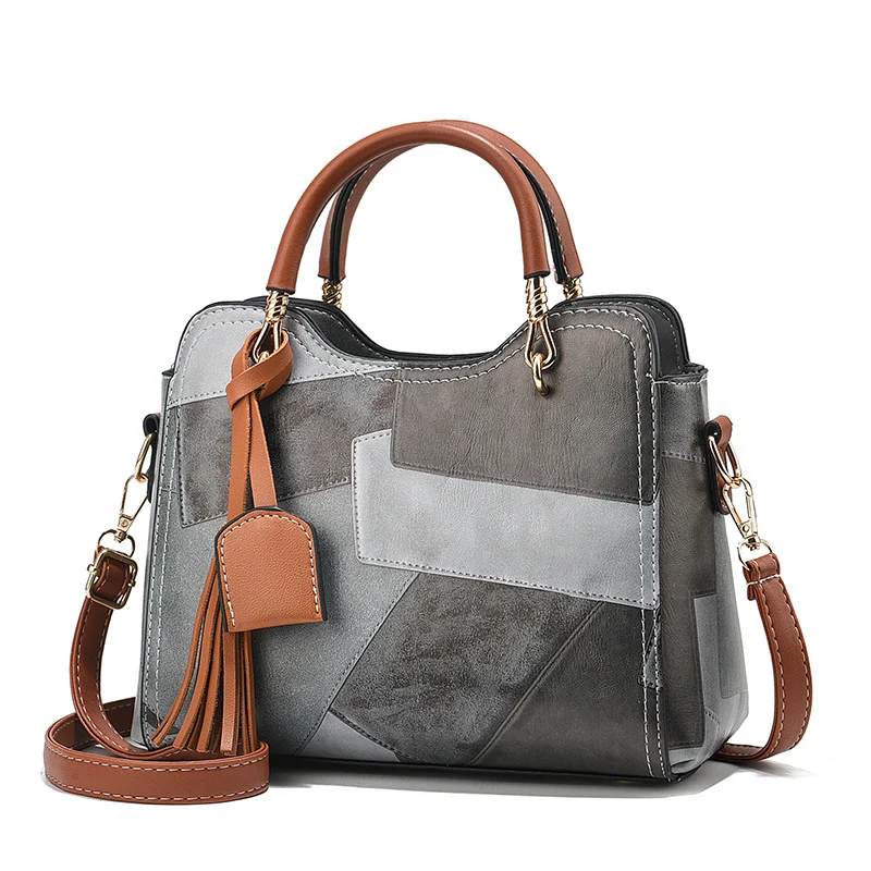Handbag Trendy Women's Bag Geometric One-Shoulder Bag Luggage & Bags 20139