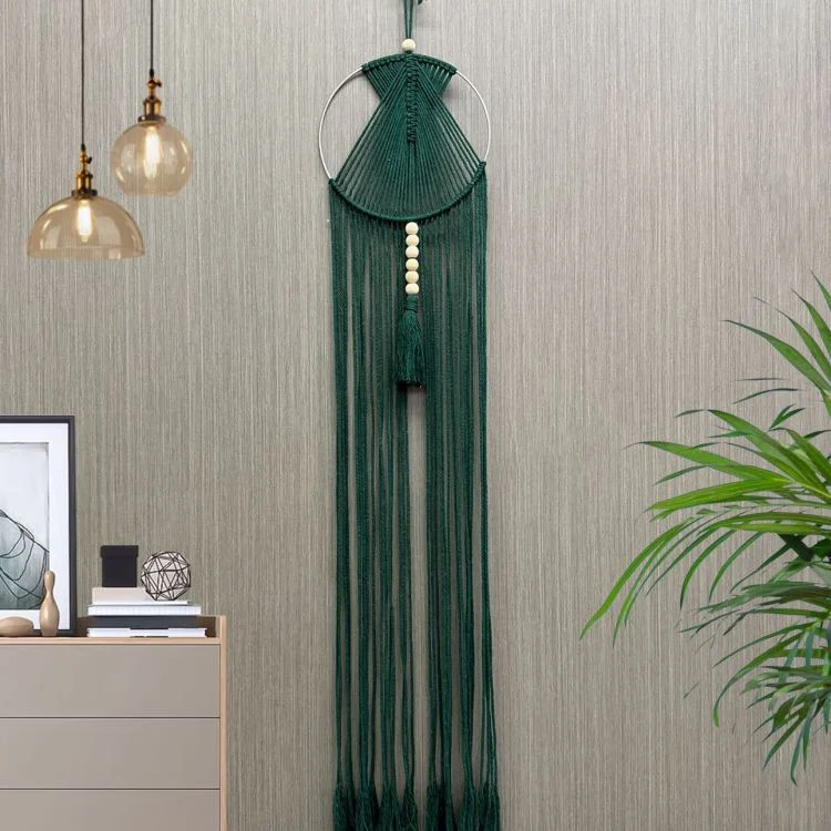 Bohemian tassel tapestry dream catcher tapestry ការតុបតែងត្បាញដោយដៃសុទ្ធសាធបែបបុរាណ