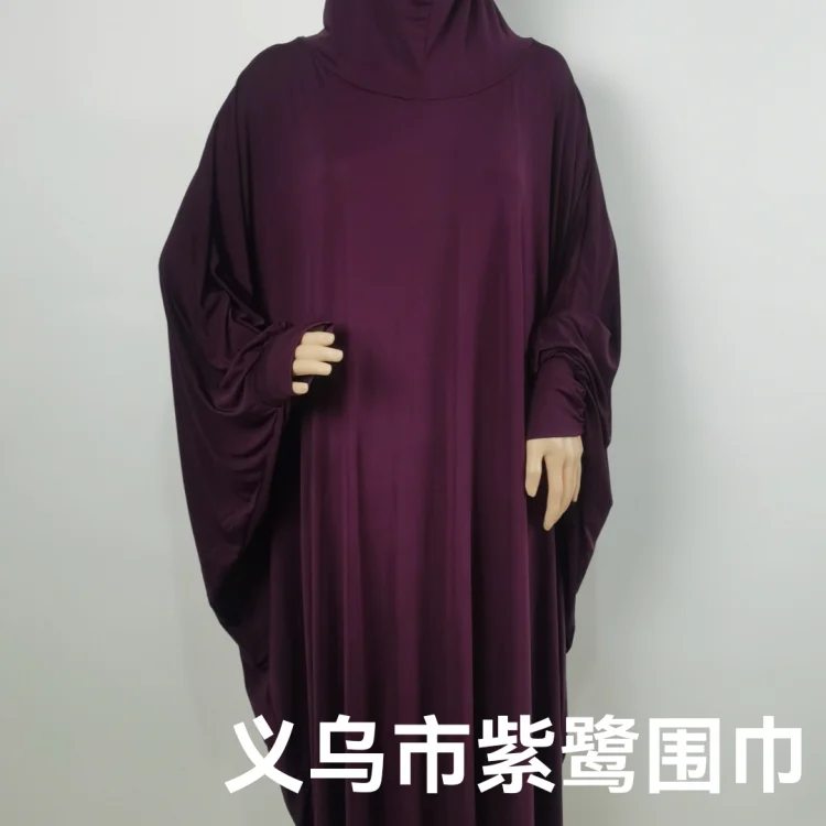 เสื้อคลุมสตรีแขนค้างคาวไหมนมล้มเสื้อคลุมสตรีขนาดบวกชุดชุด