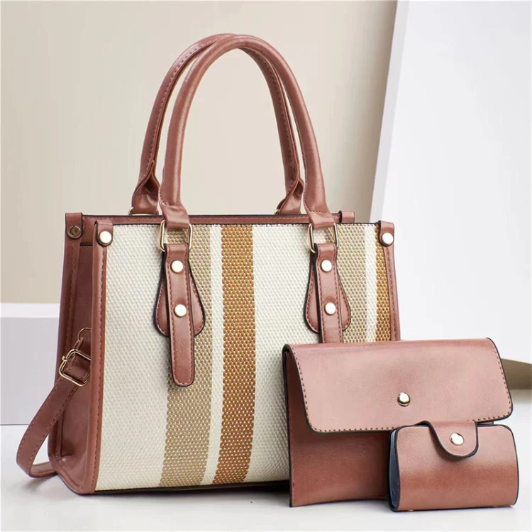 Three-piece set bag trendy women's handbag shoulder bag tote bag