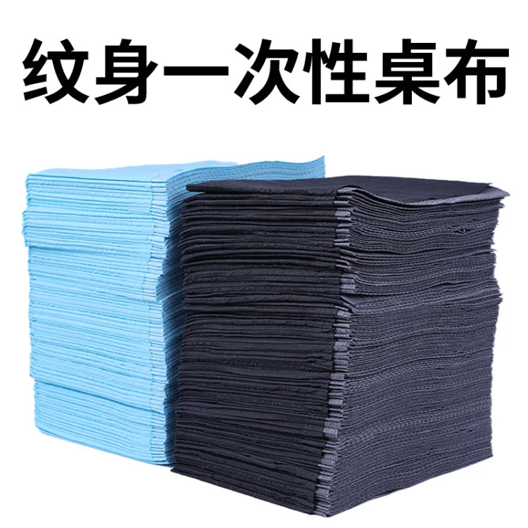 แผ่นทำความสะอาดรอยสักแบบใช้แล้วทิ้งแผ่นสักแผ่นฟิล์มคอมโพสิต 125 ชิ้นแพ็ค