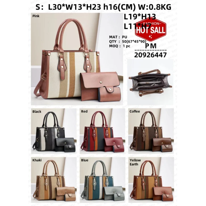 Three-piece set bag trendy women's handbag shoulder bag tote bag